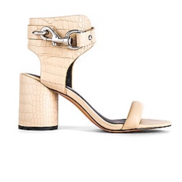 Rebecca Minkoff Malina Ankle Strap Sandal, Clay Leather, NIB - Picture 1 of 7